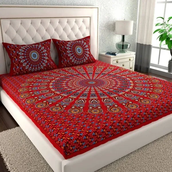 Queen_Size_Cotton_Jaipuri_Prints_Bedsheet_With_Pillow_Cover_TC_144