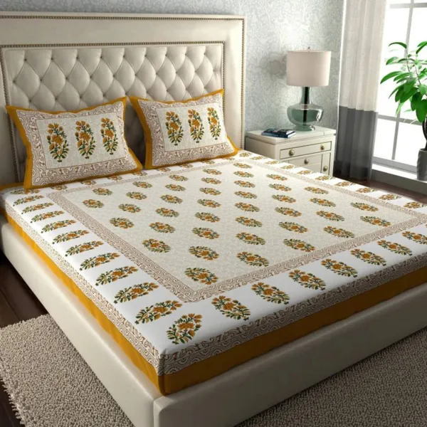 Queen_Size_Cotton_Jaipuri_Prints_Bedsheet_With_Pillow_Cover_TC_144