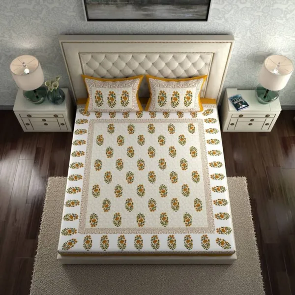 Queen_Size_Cotton_Jaipuri_Prints_Bedsheet_With_Pillow_Cover_TC_144