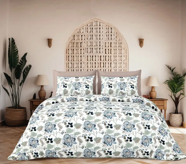 King_Cotton_Floral_Bedsheet_With_Pillow_Cover_TC_240