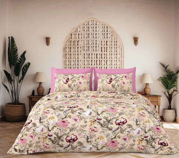King_Cotton_Floral_Bedsheet_With_Pillow_Cover_TC_210