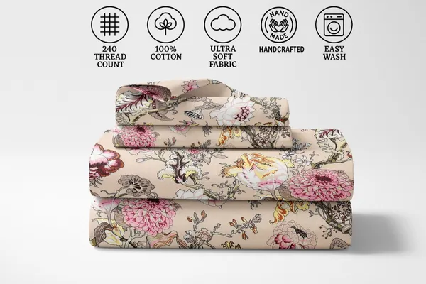 King_Cotton_Floral_Bedsheet_With_Pillow_Cover_TC_210