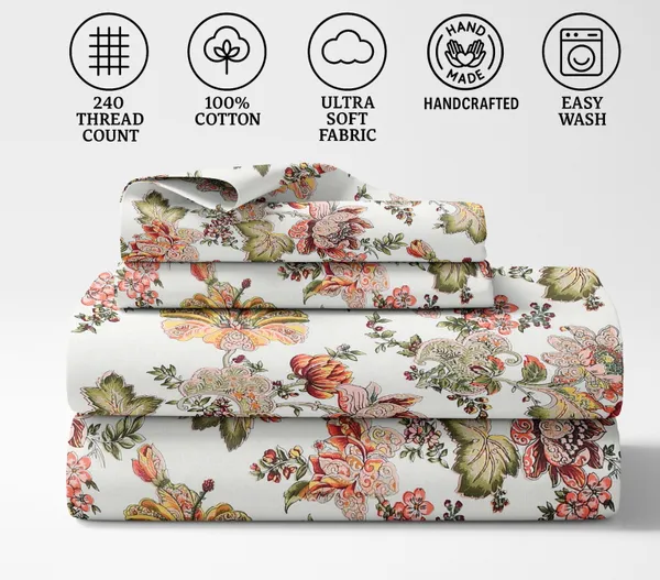 King_Cotton_Floral_Bedsheet_With_Pillow_Cover_TC_210