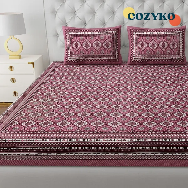 King_Cotton_Jaipuri_Prints_Bedsheet_With_Pillow_Cover_TC_180