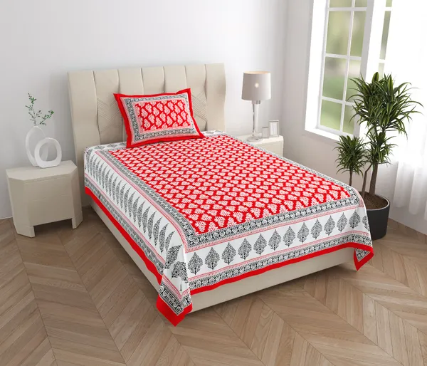 Single_Cotton_Jaipuri_Prints_Bedsheet_With_Pillow_Cover_TC_144