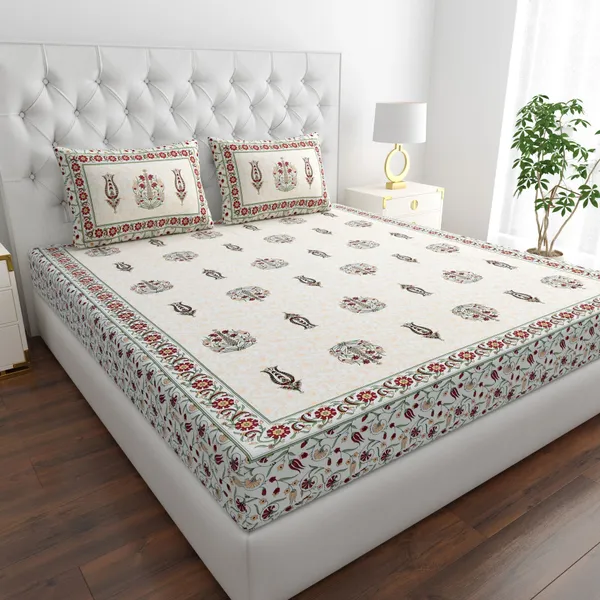 King_Cotton_Jaipuri_Prints_Bedsheet_With_Pillow_Cover_TC_180