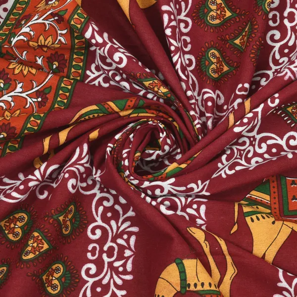 Queen_Size_Cotton_Printed_Bedsheet_With_Pillow_Cover_TC_144