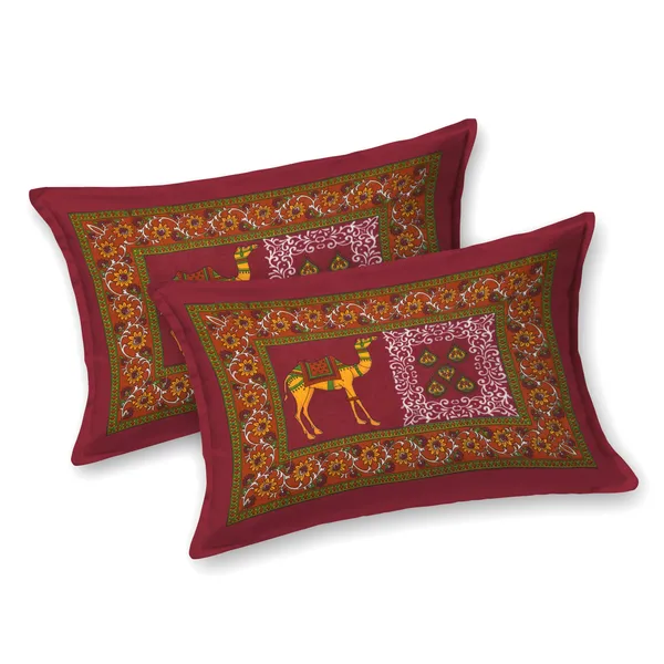 Queen_Size_Cotton_Printed_Bedsheet_With_Pillow_Cover_TC_144