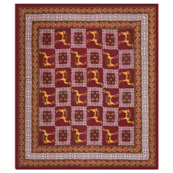 Queen_Size_Cotton_Printed_Bedsheet_With_Pillow_Cover_TC_144