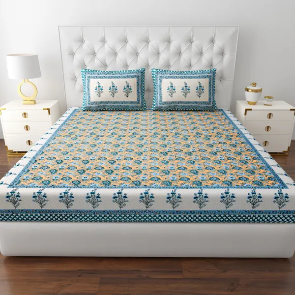 King_Cotton_Jaipuri_Prints_Bedsheet_With_Pillow_Cover_TC_180