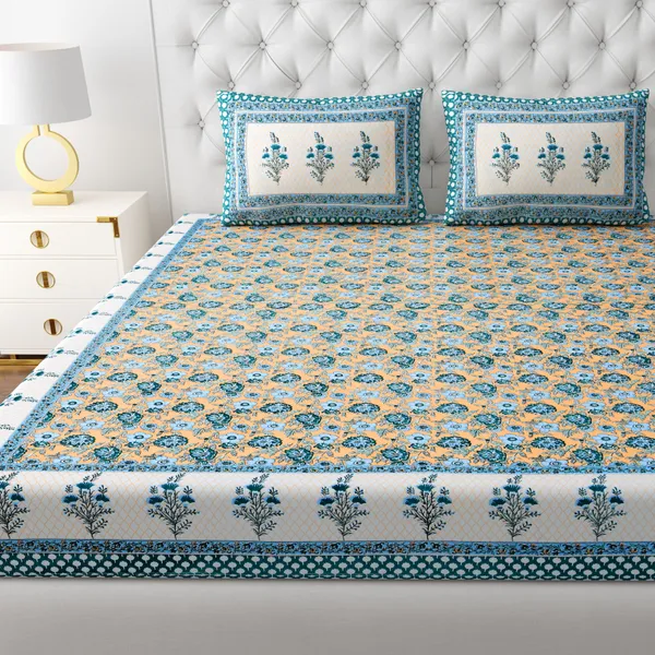 King_Cotton_Jaipuri_Prints_Bedsheet_With_Pillow_Cover_TC_180