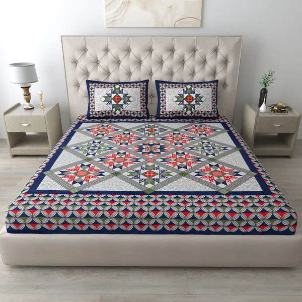 Queen_Size_Cotton_Jaipuri_Prints_Bedsheet_With_Pillow_Cover_TC_144
