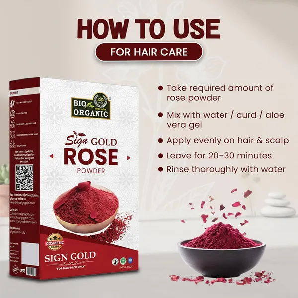 Sign_Gold_Bio_Organic_Organic_100%_Herbal_Rose_Powder_For_Natural_Hair_Coloring,_Organic_Rose_Powder_Protects_Hair_From_Damage_-_100_Gm