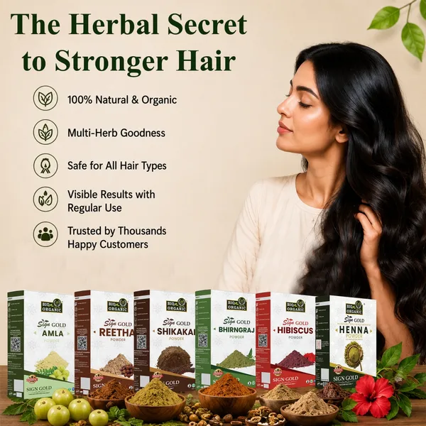 Henna,Amla,_Reetha,_Shikakai,_Bhringraj_And_Hibiscus_Powder_For_Hair_Growth_&_Hair_Mask,_100G_Each_(Combo_Pack_Of_6)