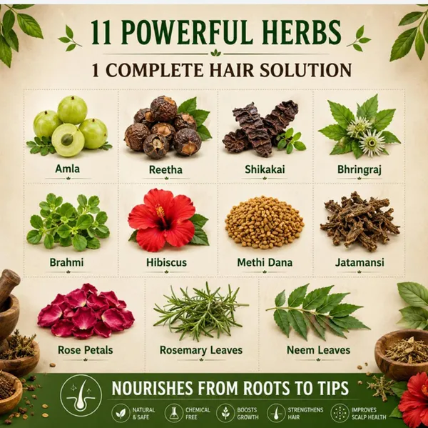 Pure_Amla_Reetha_Shikakai_Bhirngraj_Bharmi_Hibiscus_Methi_dana_Jatamansi_Rosemary_Neem_Rose_(each_50gm_)For_Hair_Wash_&_Scalp_Care_|_Ayurvedic_Herbal_Powder_For_Hair_Growth,_Dandruff_Control_&_Chemical_Free_Haircare_Products