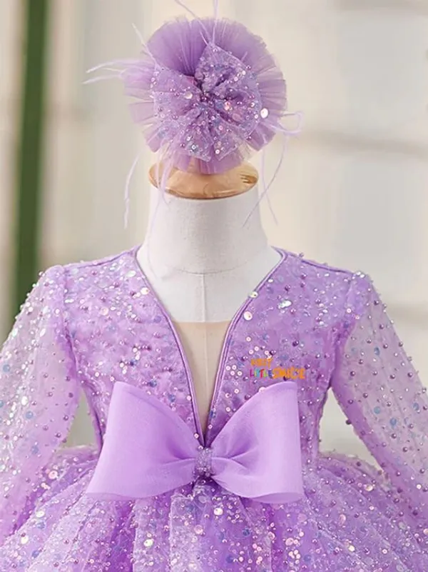 Purple_Beaded_Fluffy_Birthday_Party_Dress
