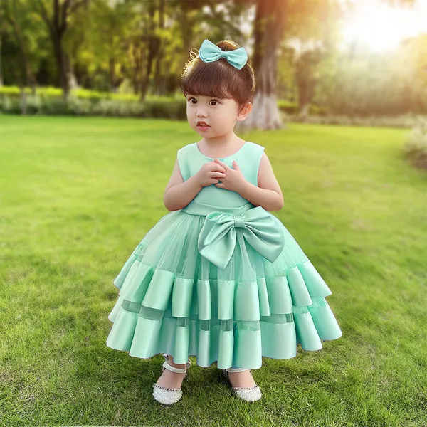 Green_Beautiful_Multi_Frill_Party_Dress_Frock