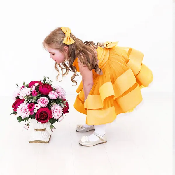 Yellow_Beautiful_Multi_Frill_Party_Dress_Frock