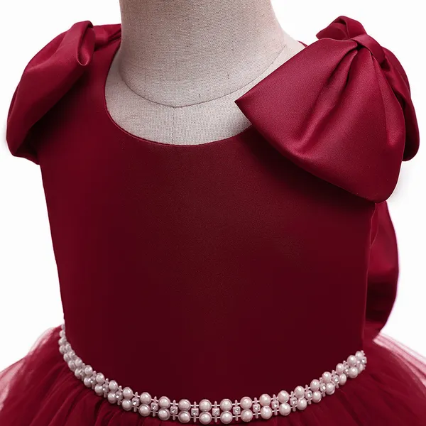 Maroon_Beautiful_Multi_Frill_Party_Dress_Frock