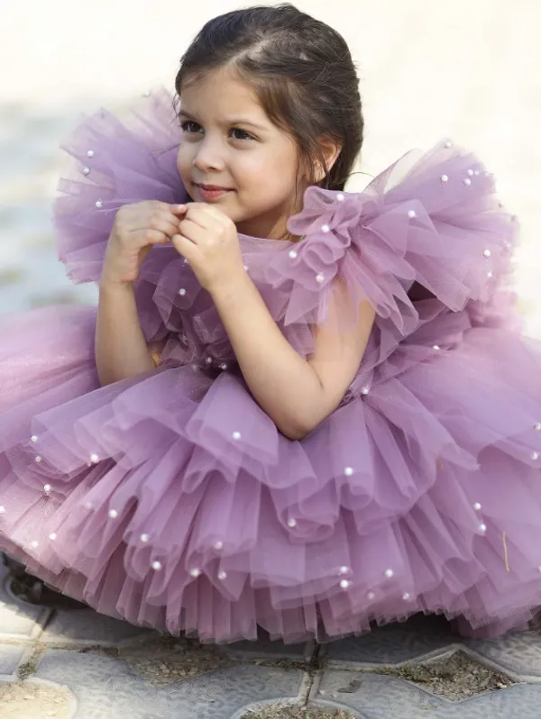 Lavendar_Birthday_Party_Dress_With_Puff_Shoulders