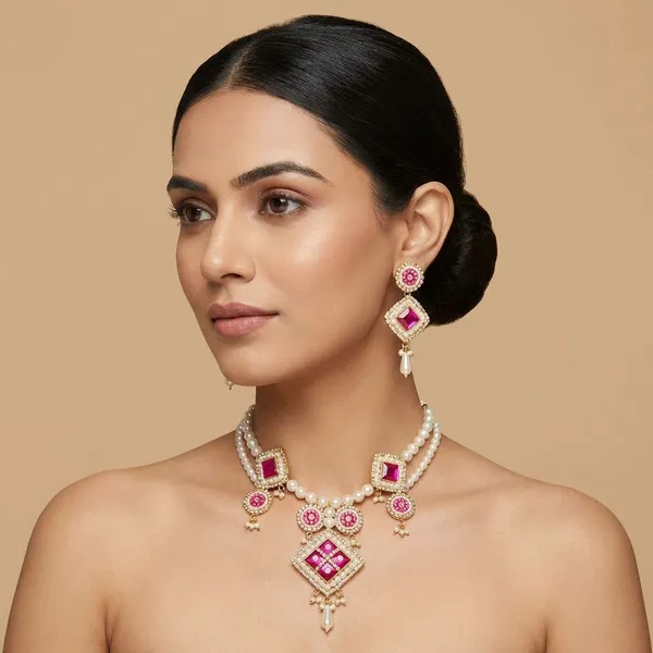 Handcrafted_Pearl_And_Kundan_Body_Jewellery_For_Traditional_Wear