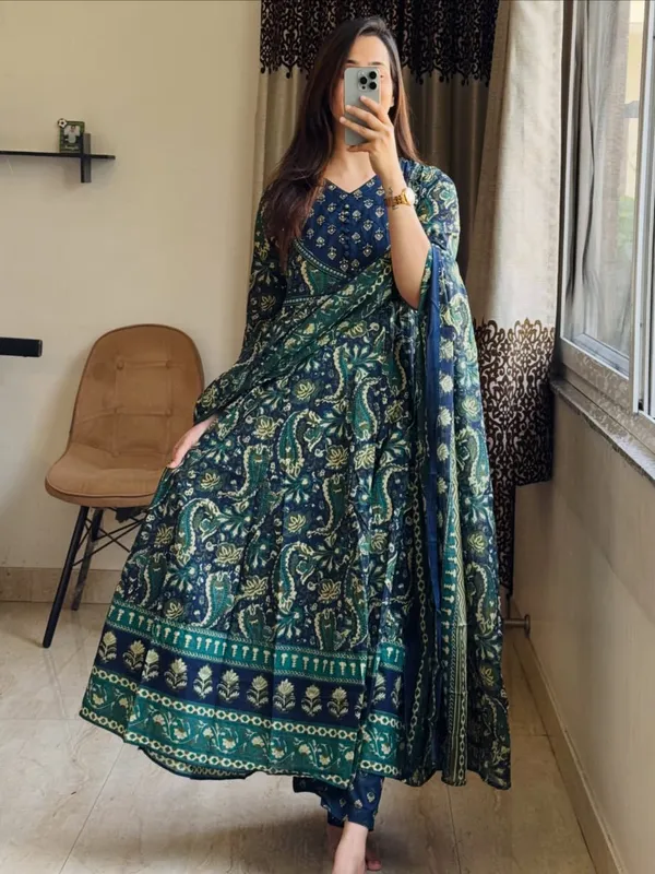 Kashish_Paisley_Print_Anarkali_Suit_Set_with_Dupatta
