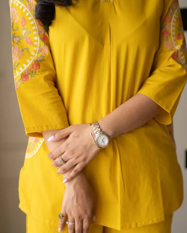Mustard_Yellow_Printed_Kurta_Pant_Set