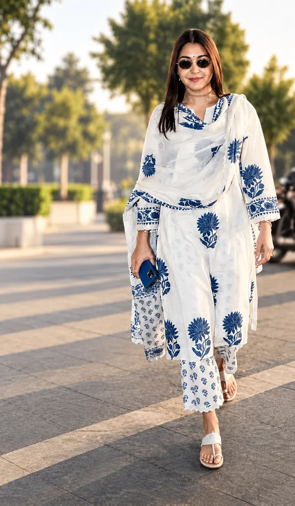 Noor_Blue_Floral_Cotton_Suit_Set