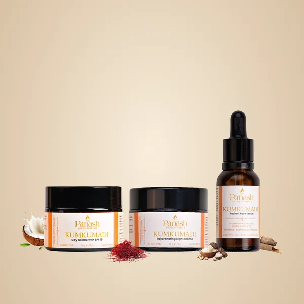 Kumkumadi_Glow_Kit_Face_Serum_Day_Night_Cream_For_Unisex(Pack_of_3)
