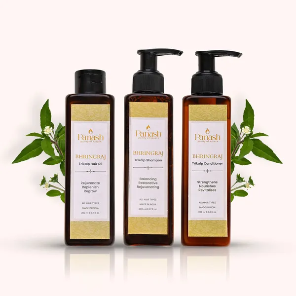 Bhringraj_Anti_Hair_Fall_Kit_Oil_Shampoo_Conditioner_For_Unisex(Pack_of_3)