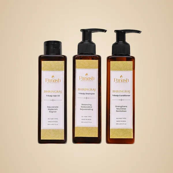 Bhringraj_Anti_Hair_Fall_Kit_Oil_Shampoo_Conditioner_For_Unisex(Pack_of_3)