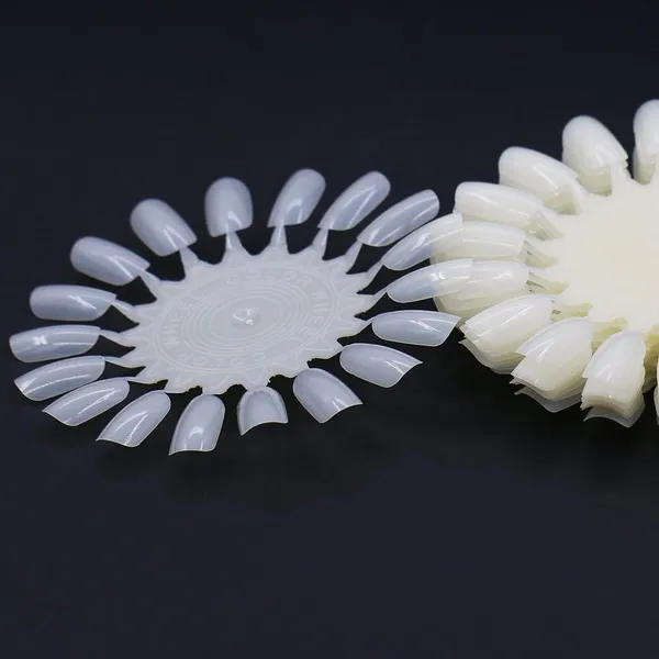 Sunflower_Shaped_Nail_Display_Plate