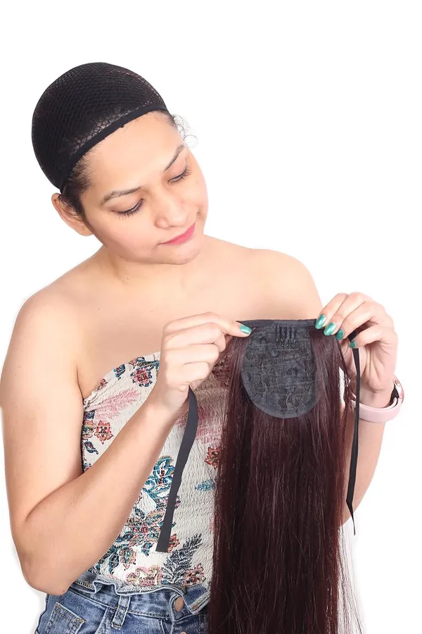 Girls_Synthetic_Ponytail_Hair_Extension_with_Ribbon