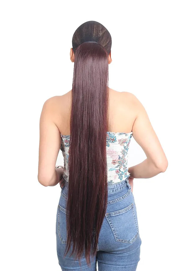 Girls_Synthetic_Ponytail_Hair_Extension_with_Ribbon
