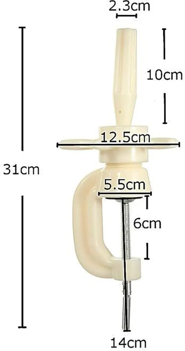 White_Mannequin_Head_Holder_Stand_Dummy_Wig_Clamp_Table_Canvas_Cosmetology_For_Practice._For_Women