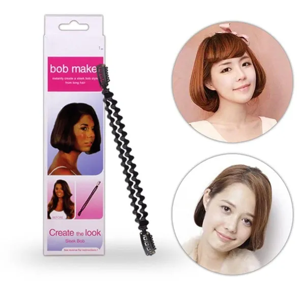 Black_Bob_Maker_Styling_Tools_Flexible_Roller_Twist_Clip_Stick_Long_To_Short_Hair.._For_Women