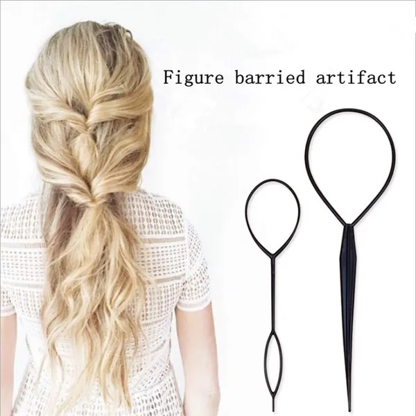 Black_Hair_Accessories_Curler_Hair_Clip_Tool_Hair_Braid_Maker_Topsy_Tail_Hair_Haircut_Braid_Plastic_Loop_Styling_Tool_Ponytail_Maker_Styling_Tool_.._For_Women