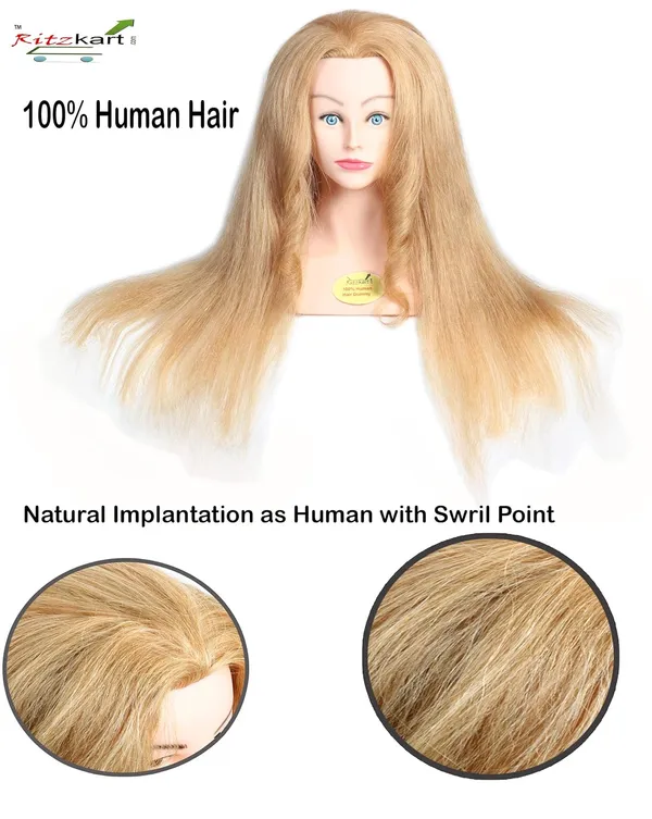 Human_Hair_Training_Head_with_Shoulder