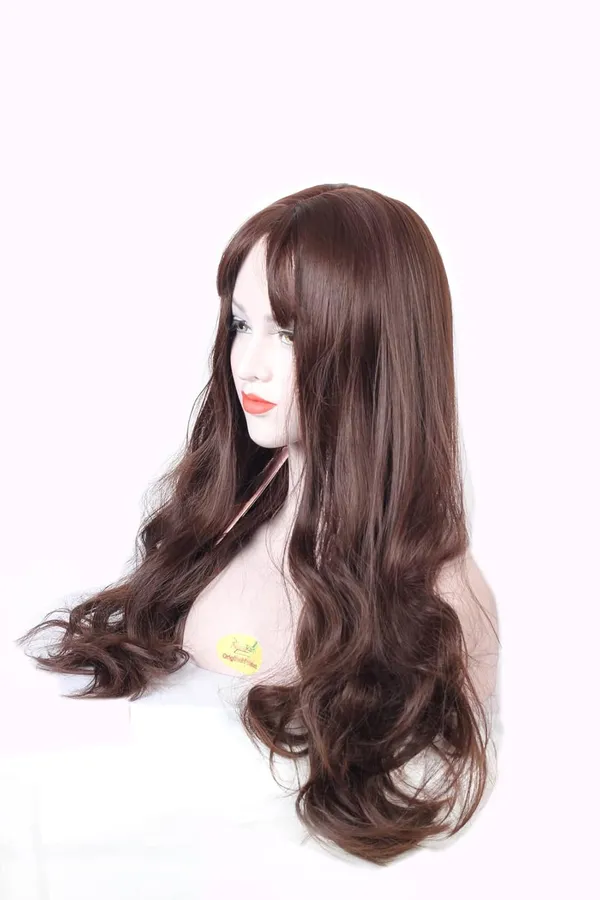 Women's_Wavy_Bob_Wig_with_Skin_Base
<|
|>
I've_removed:
-_Color_(Natural_Maroon_Brown)
-_Size_(30inch)
-_Brand_(Ritzprime)
-_Marketing_terms_(Natural_Feel,_Real_Hairline,_Double)
-_Redundant_words

Kept:
-_Product_type_(Wig)
-_Style_(Wavy_Bob)
-_Intended_user_(Women's)
-_Key_feature_(Skin_Base)