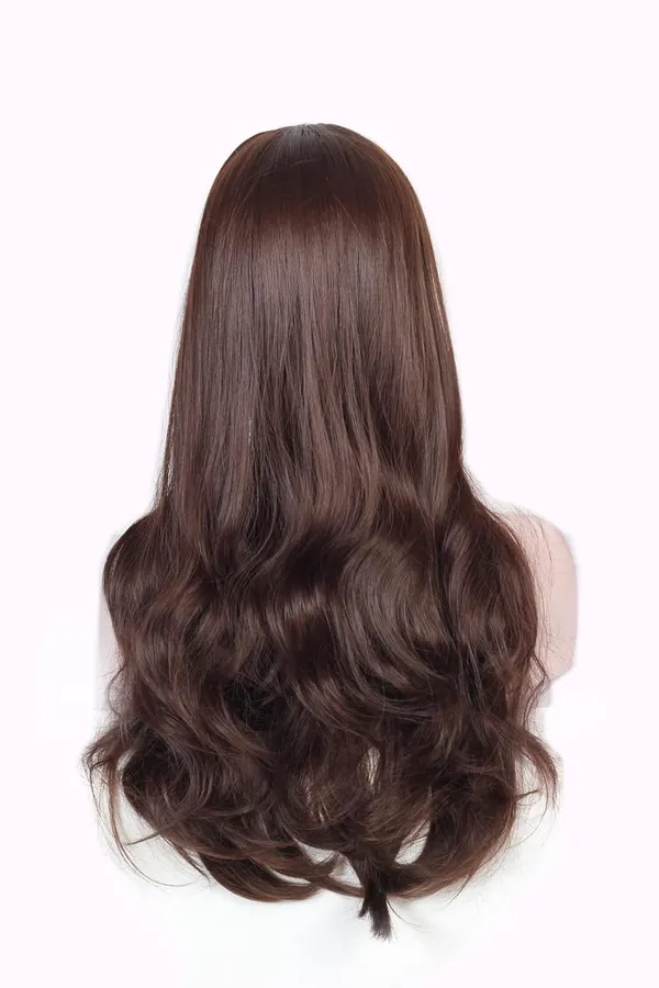 Women's_Wavy_Bob_Wig_with_Skin_Base
<|
|>
I've_removed:
-_Color_(Natural_Maroon_Brown)
-_Size_(30inch)
-_Brand_(Ritzprime)
-_Marketing_terms_(Natural_Feel,_Real_Hairline,_Double)
-_Redundant_words

Kept:
-_Product_type_(Wig)
-_Style_(Wavy_Bob)
-_Intended_user_(Women's)
-_Key_feature_(Skin_Base)