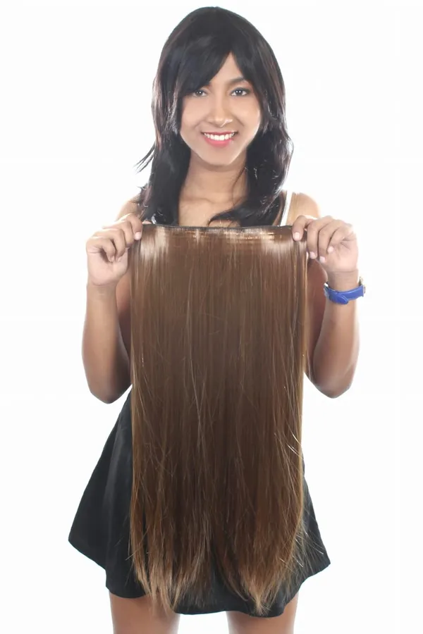 Women_Synthetic_Straight_Hair_Extension