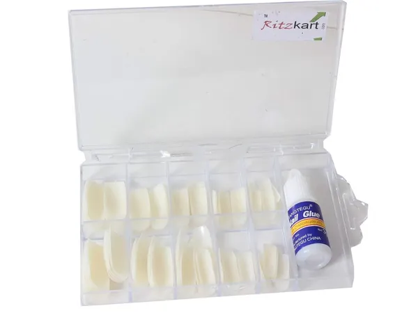 False_Nail_Tips_with_Glue