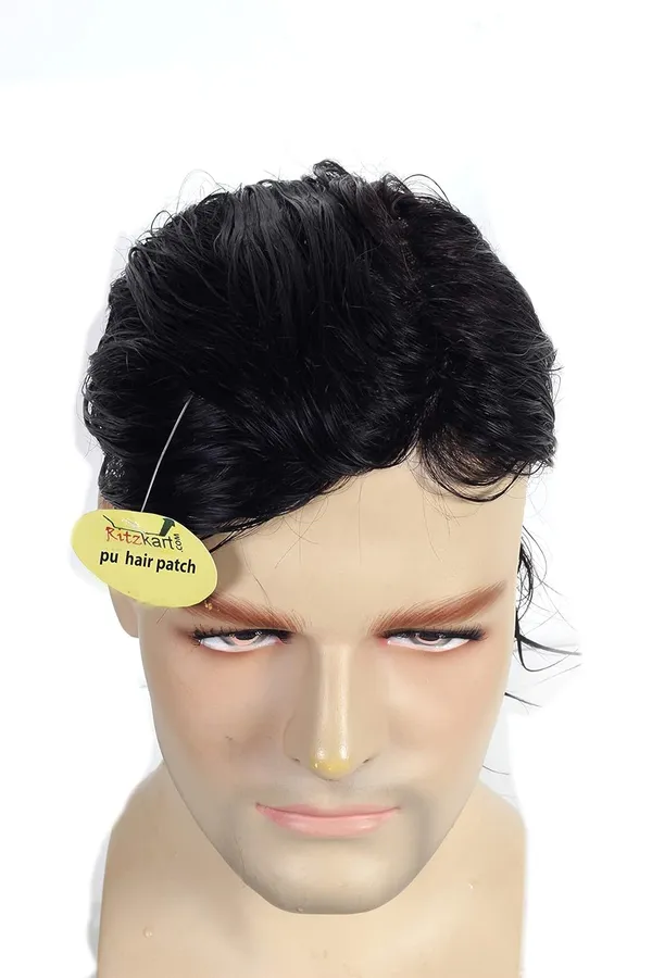 Men's_Human_Hair_Toupee_with_Polyurethane_Base