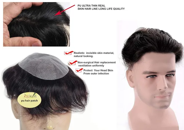 Men's_Human_Hair_Toupee_with_Polyurethane_Base