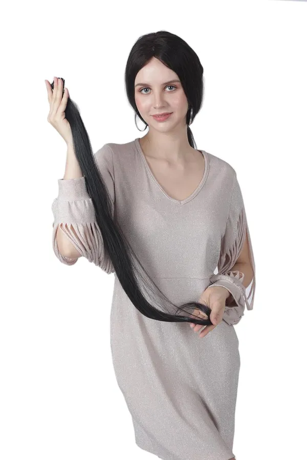 Black_I-Tip_30_Inch_Long_Human_Hair_Straight_Soft_&_Silky_25_Pc_Set_For_Seamless_Blending_Hair_Extensions_For_Women