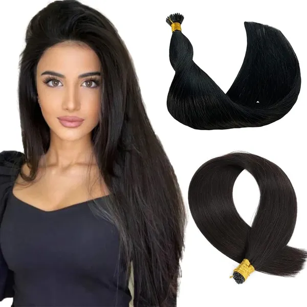 Black_I-Tip_30_Inch_Long_Human_Hair_Straight_Soft_&_Silky_25_Pc_Set_For_Seamless_Blending_Hair_Extensions_For_Women