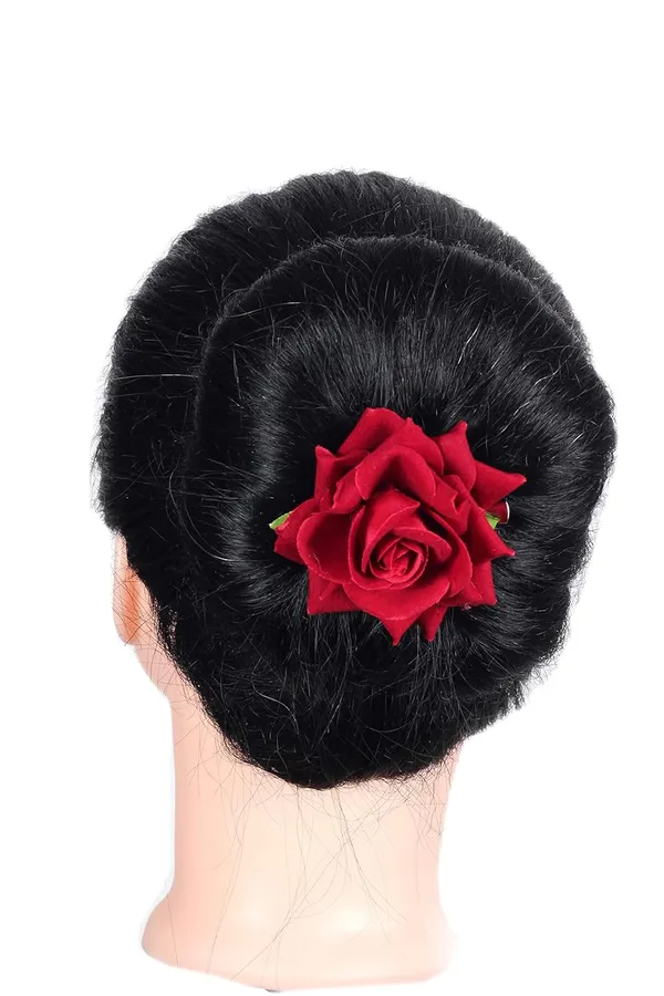 Hair_Extension_with_Bun_Flower
