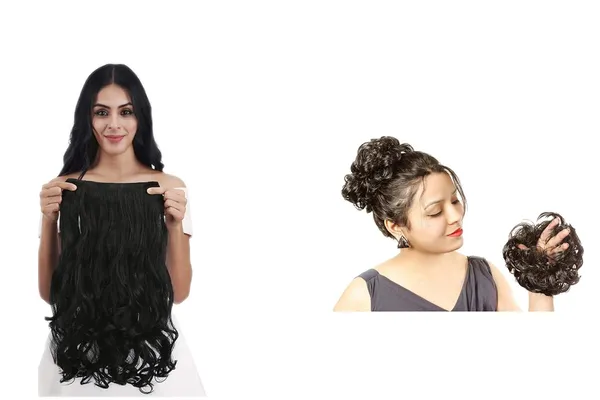 Hair_Extension_with_Bun_for_Women