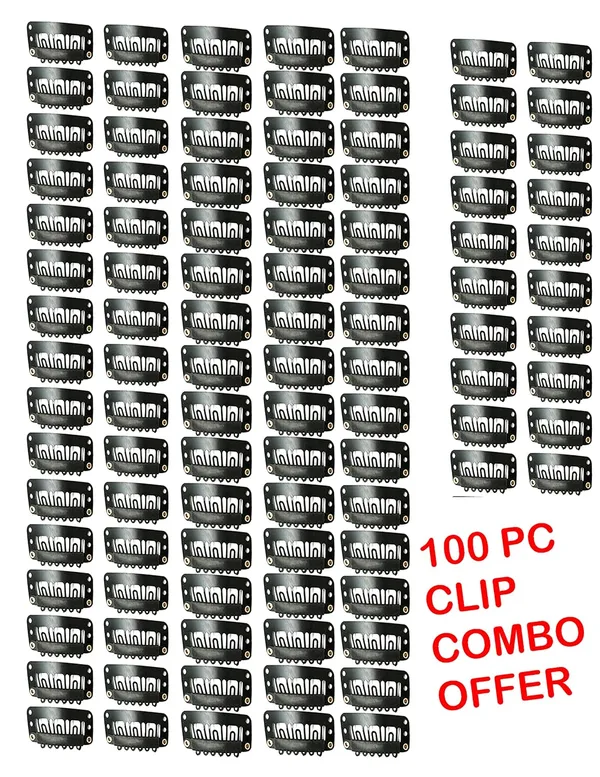 Black_Imported_100_Pcs_Steel_Snap_Attached_Wig_Clips_For_Hair_Extension_Weft_&_Wigs_(Pack_Of_100)_For_Women