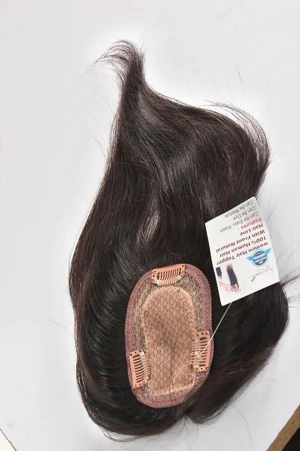Human_Hair_Clip-In_Topper_with_Bangs